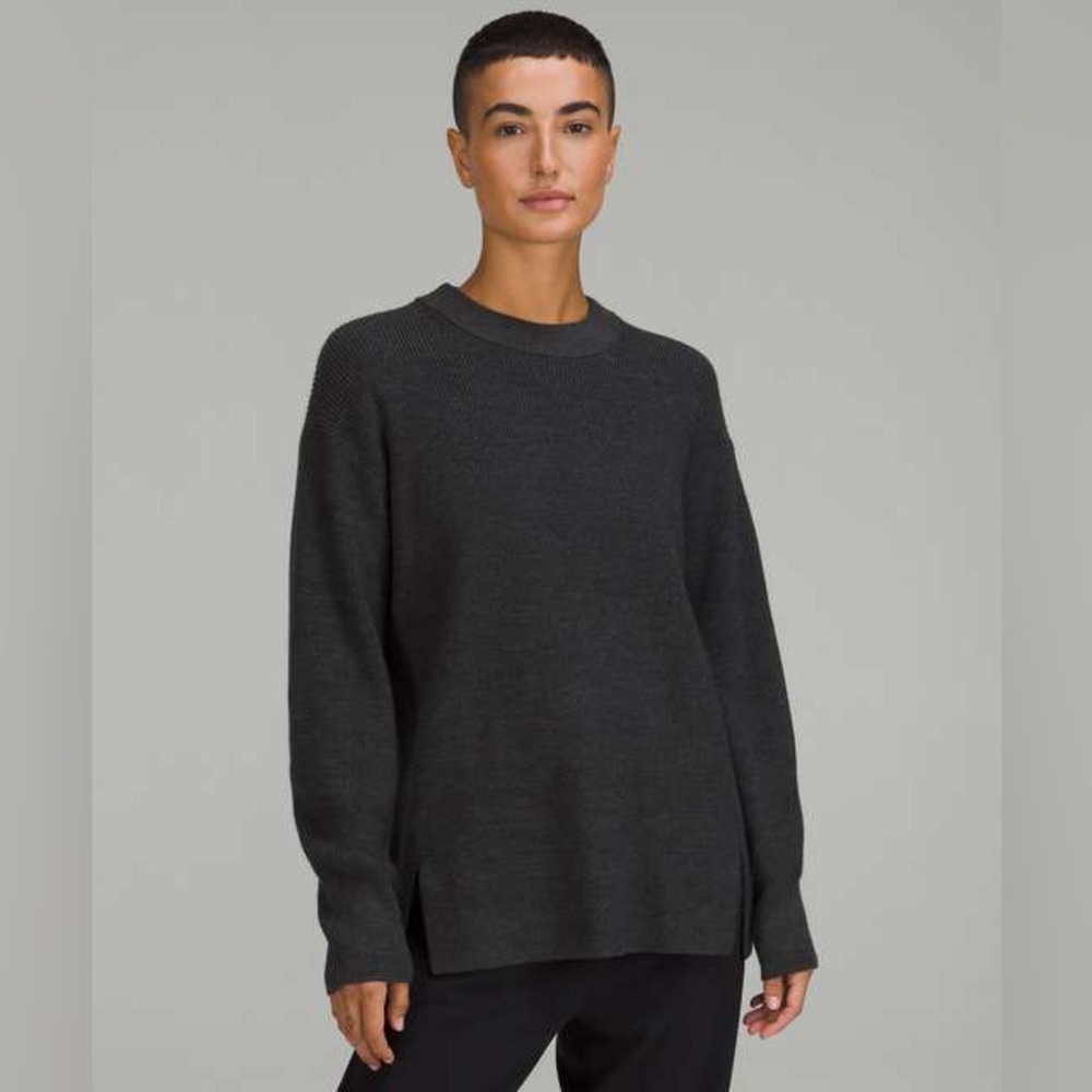 Lululemon Charcoal Merino Blend Sweater